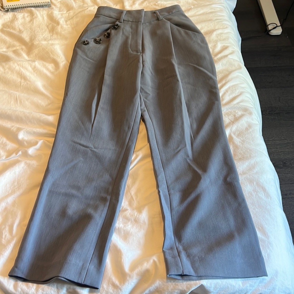 Petite studio Remington Pants New NWT XXS Slate Blue